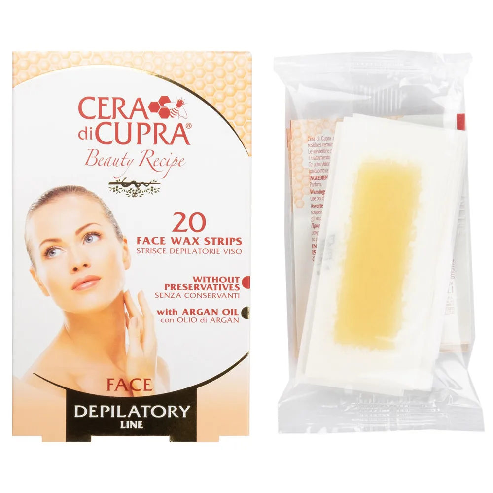 Cera di Cupra Wax Strips for Facial Depilation 20 pcs.