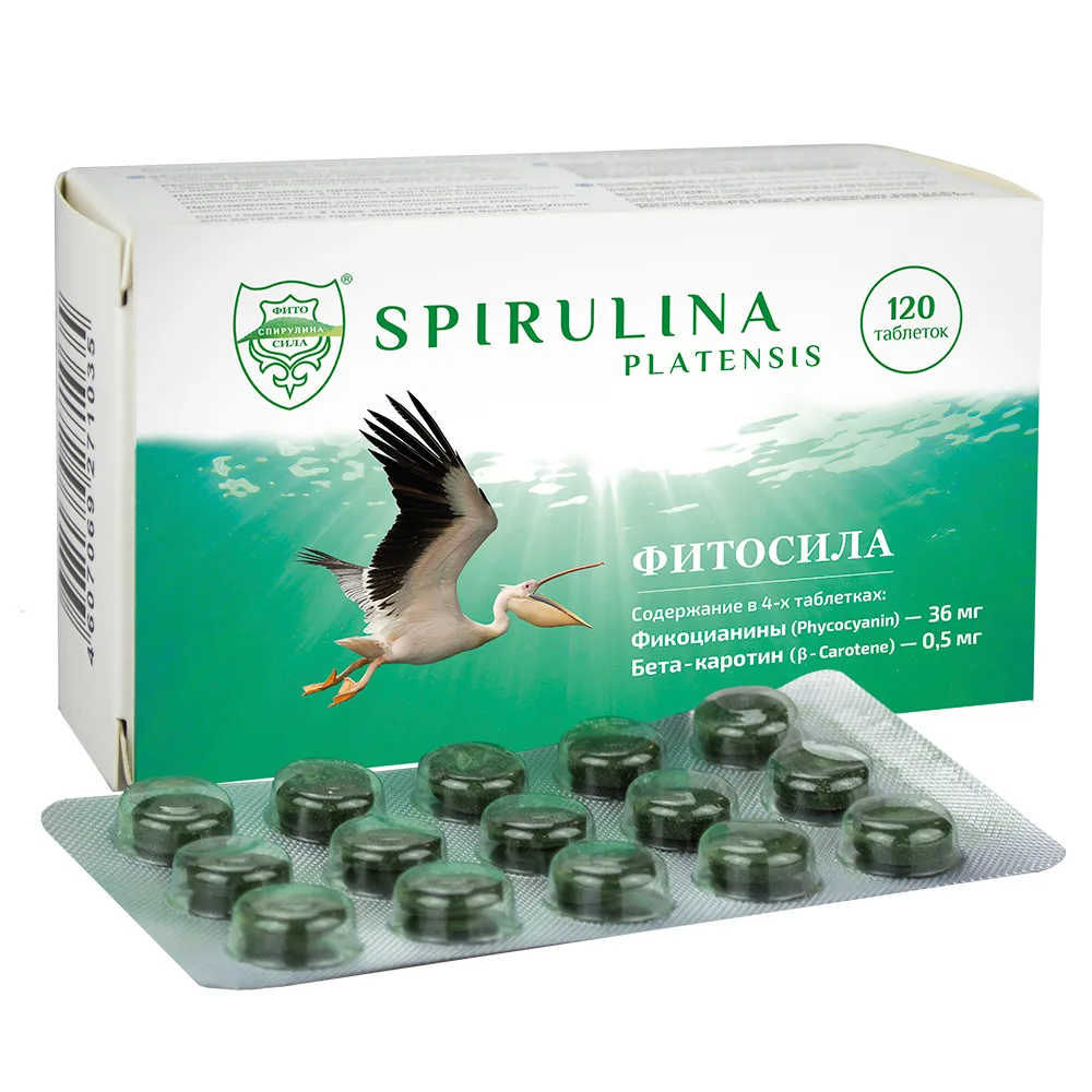 Spirulina-Phytosila 120 tablets