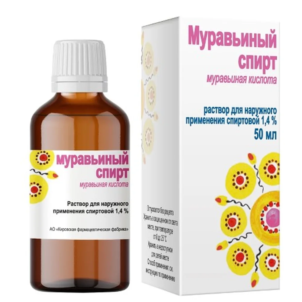Formic Alcohol 1.4% Solution for External Use 50 ml Bottle