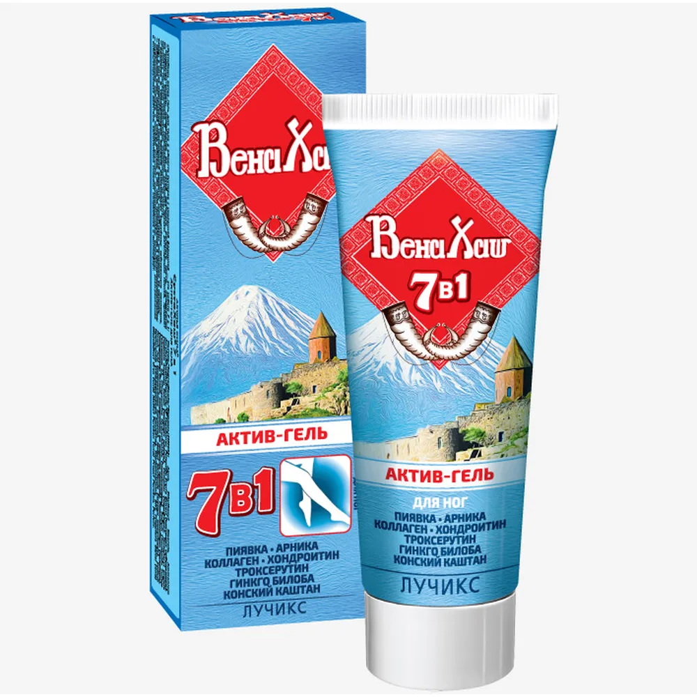 Shark Power Active Gel for Legs Venahash 7 in 1 75 ml