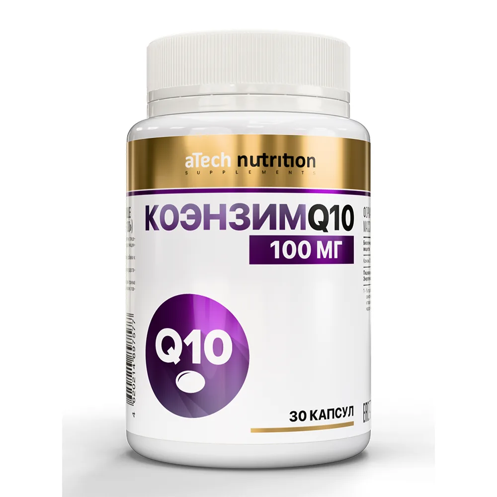 Atech Nutrition Coenzyme Q10-100 30 Capsules 700 mg