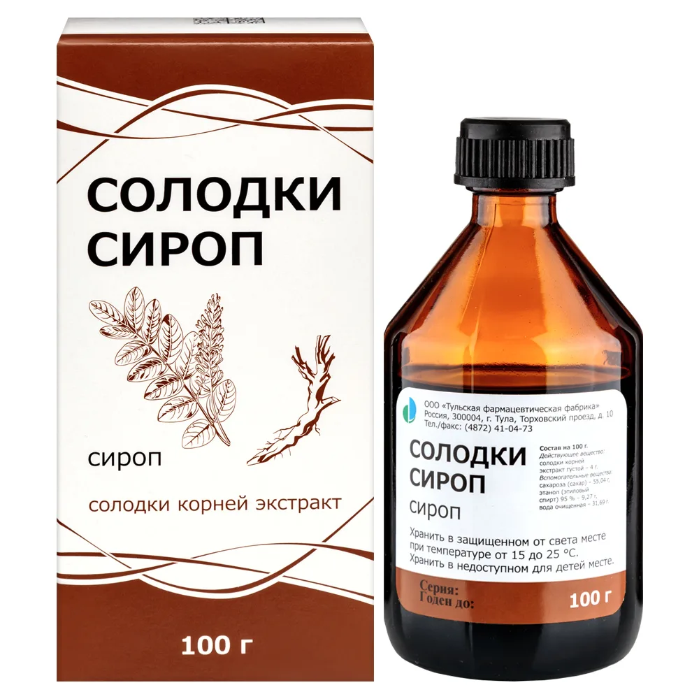 Licorice root syrup 100 g bottle