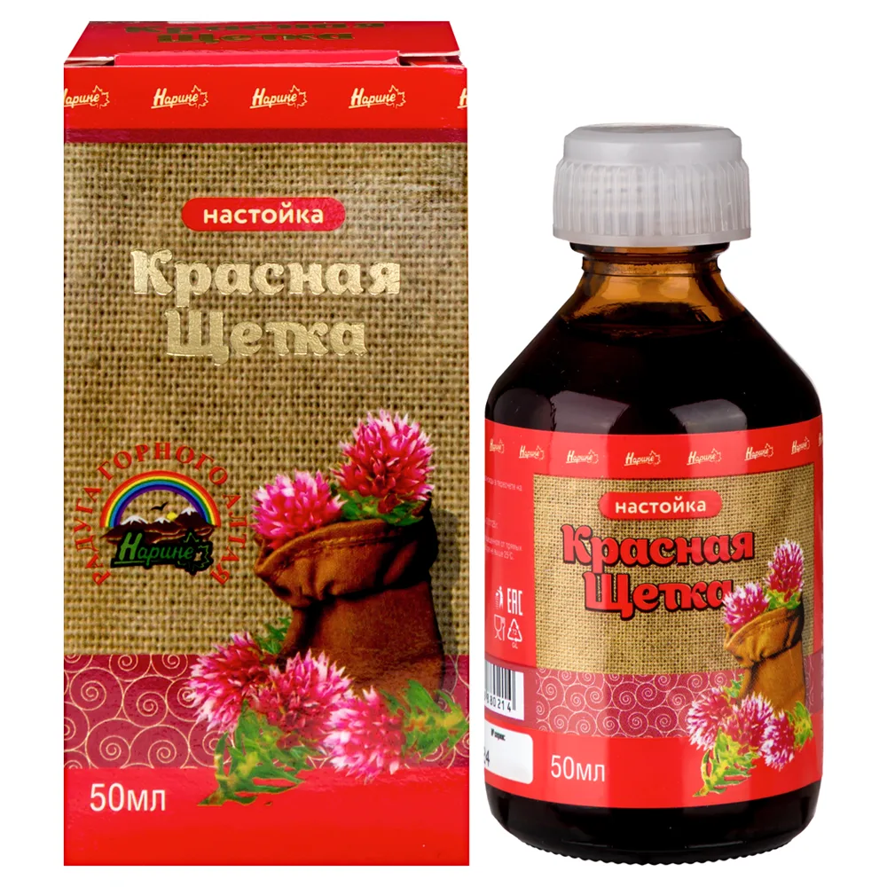 Red Brush Tincture Rainbow Series of Altai Mountains 50 ml in individual packaging