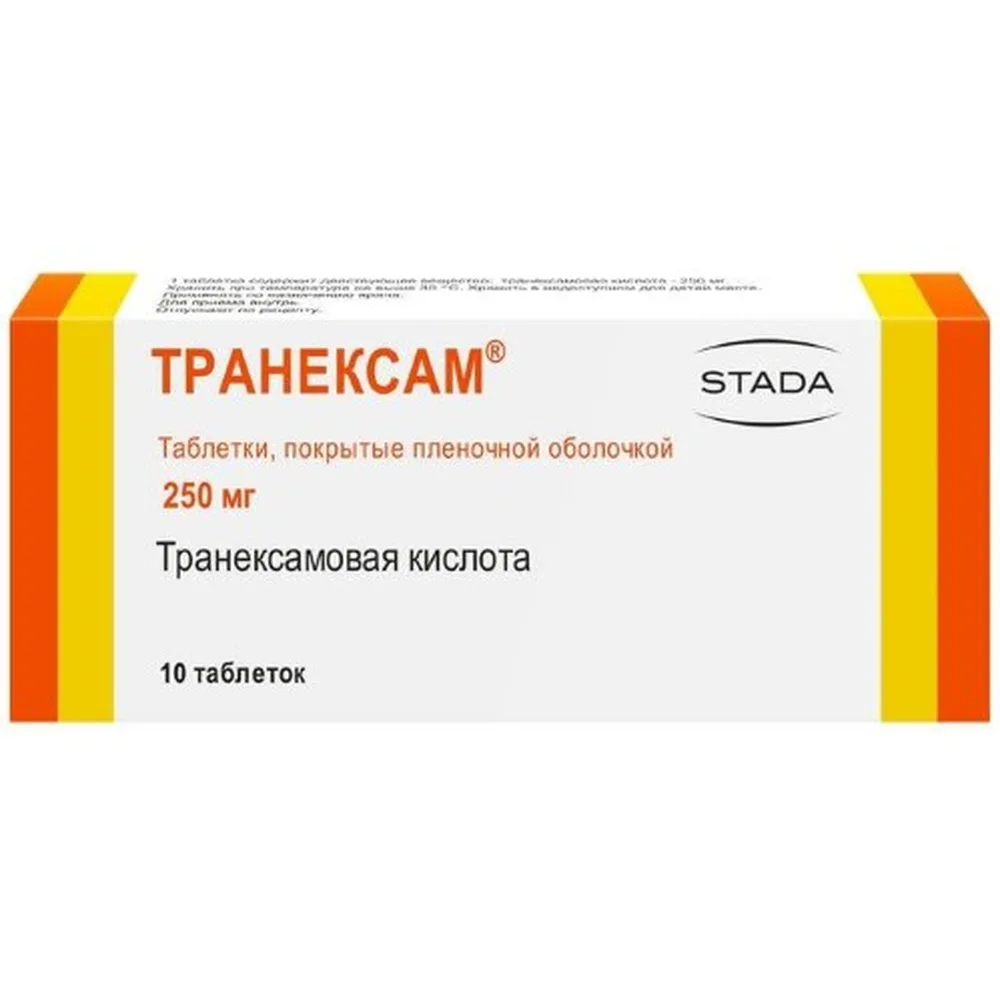 Tranexamic Acid 250 mg 10 coated tablets