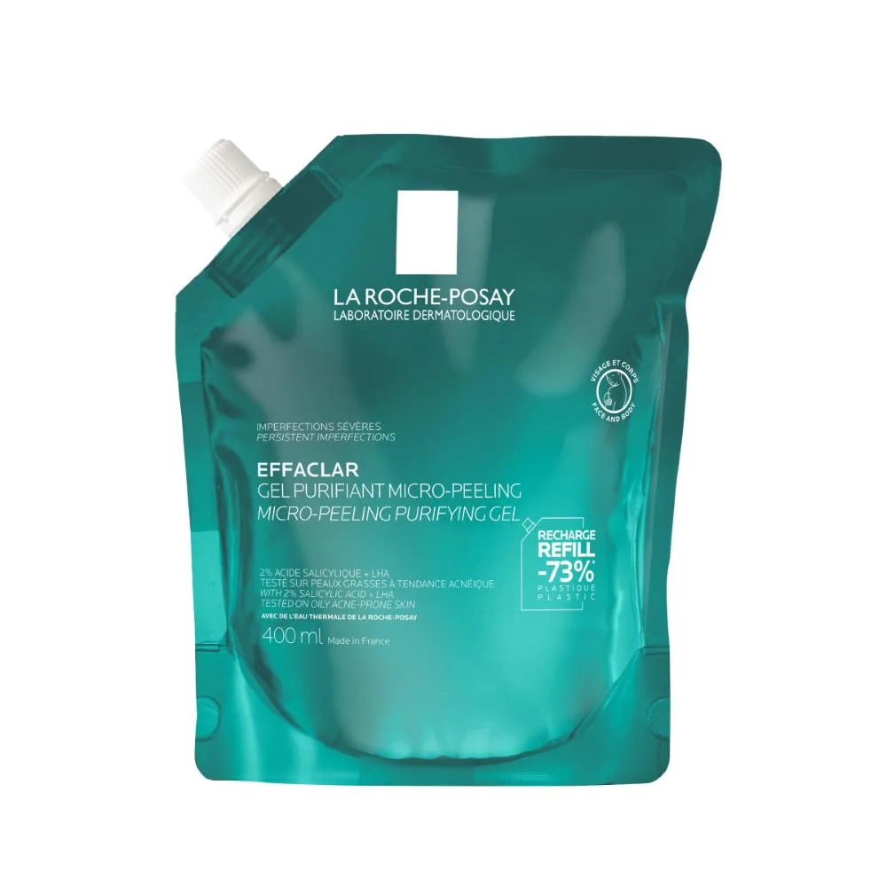 La Roche-Posay Effaclar Gel for Skin with Pronounced Imperfections Cleansing Micro-Exfoliating 400 ml/Refill