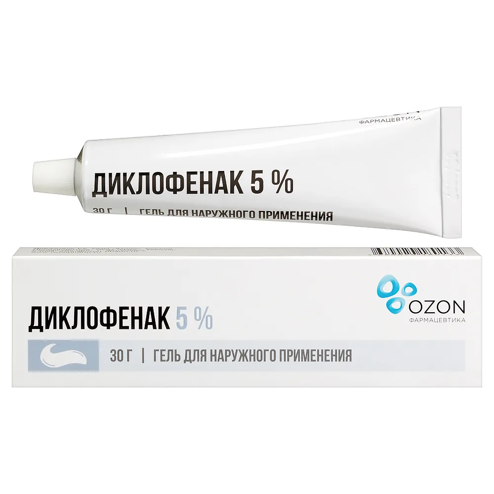 Diclofenac 5% Gel for External Use 30 g