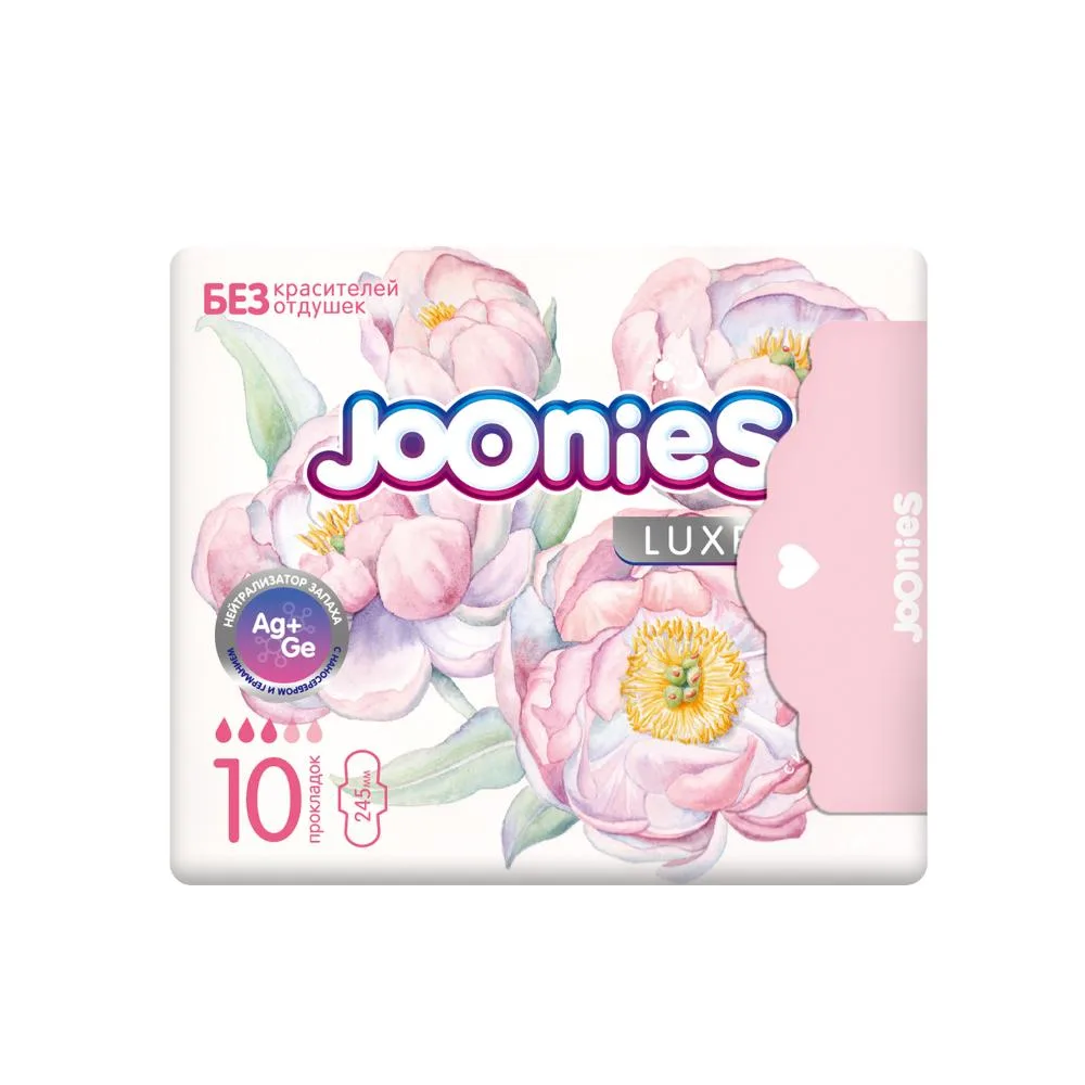 Joonies Daily Hygienic Women's Pads 10 pcs / luxe