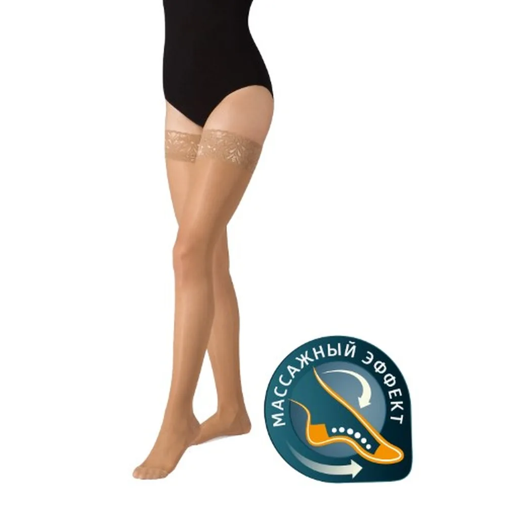 Pro JW-212 Compression Stockings Transparent/Class 1/Size 5/Natural