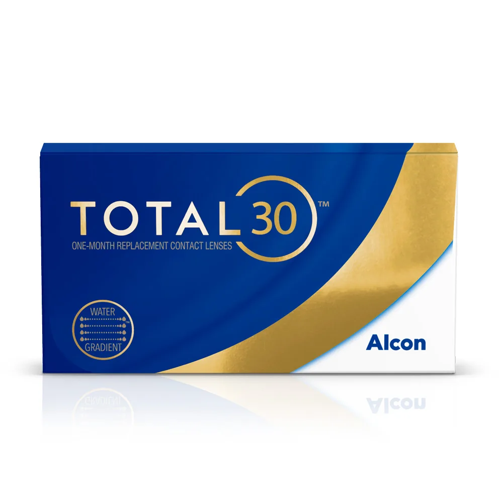 Alcon total30 contact lenses monthly replacement 8.4/14.2/-7.75/3 pcs.
