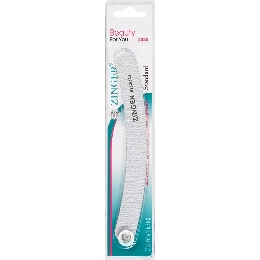 Zinger Nail File Boomerang USS-413 150-220 BFY