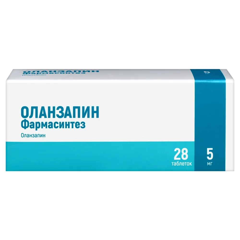 Olanzapine Pharmasintez 5 mg 28 tablets blister