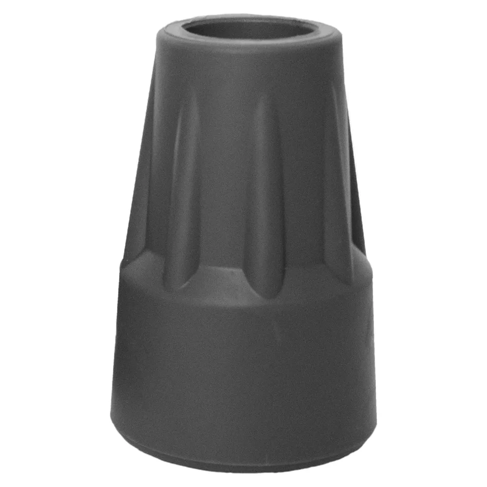 Tip for canes and crutches, diameter 19 mm/gray
