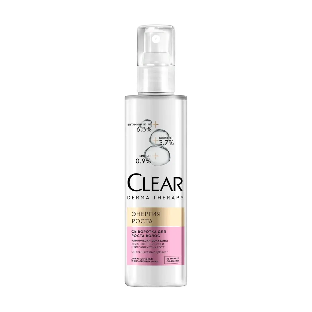 Clear Derma Therapy Hair Serum Growth Energy 190 ml