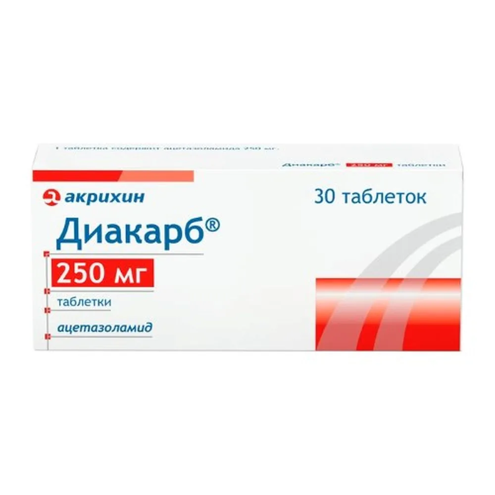 Diacarb 250 mg 30 tablets