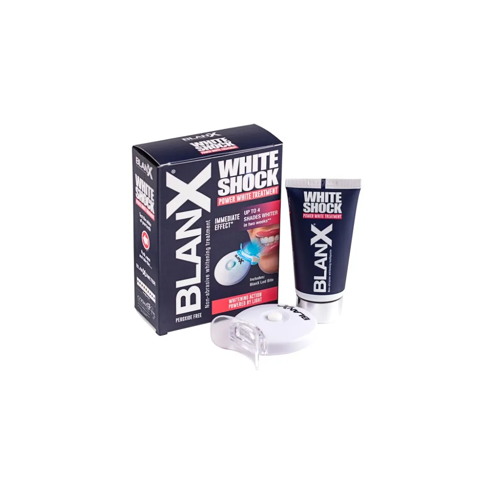 Blanx White Shock Whitening Toothpaste + Light Activator 50 ml