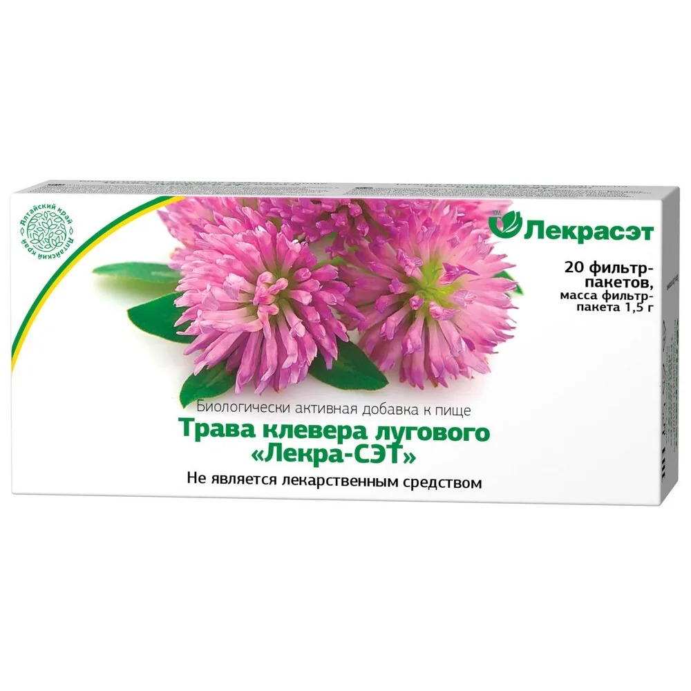 Meadow Clover Herb 1.5 g 20 pcs filter bags Lekra-Set