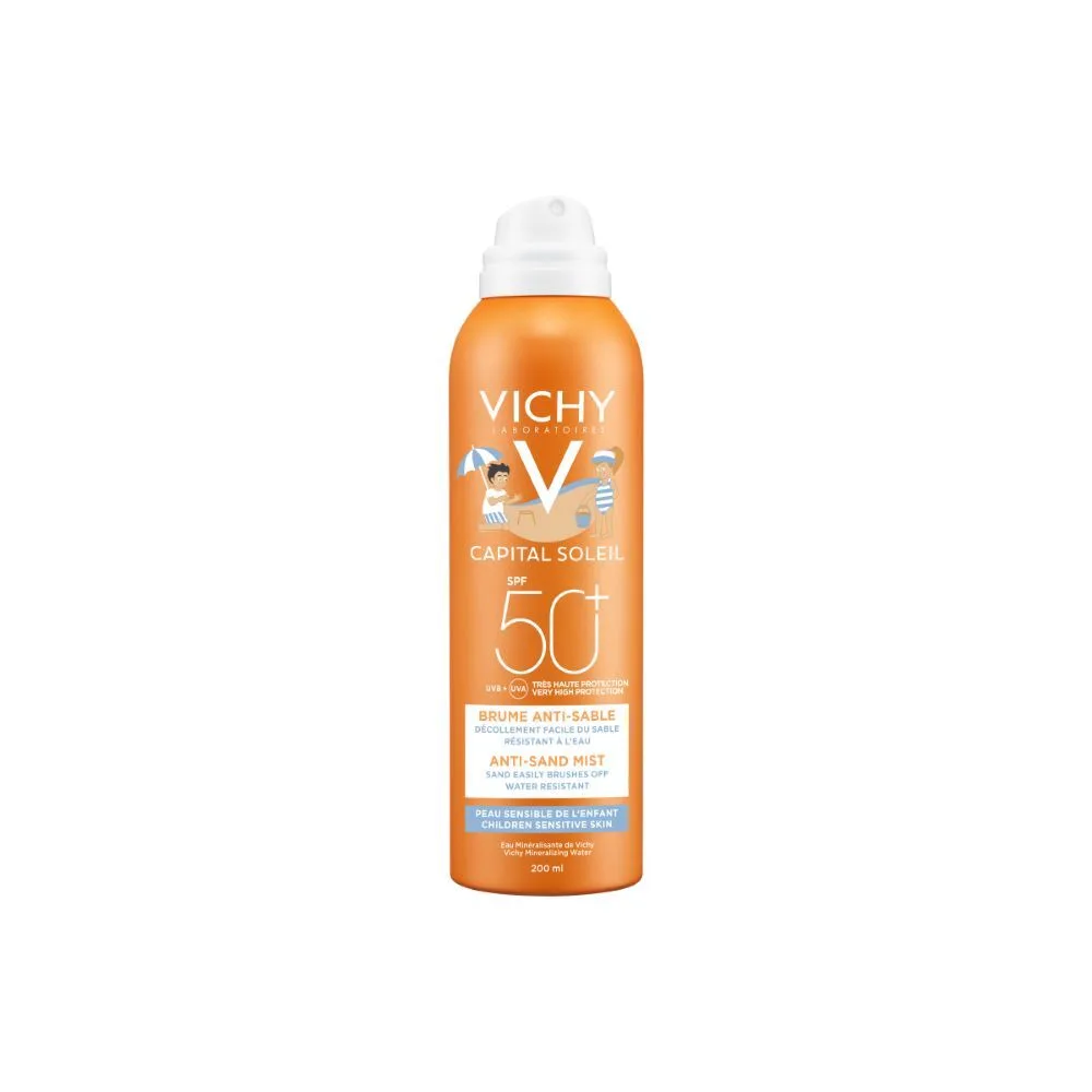Vichy Capital Ideal Soleil Children's Spray-Veil for Face and Body Anti-Sand SPF 50+ 200 ml