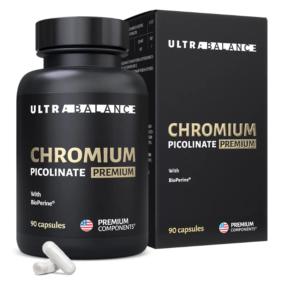 Ultrabalance Chromium Picolinate Premium 90 caps 300 mg