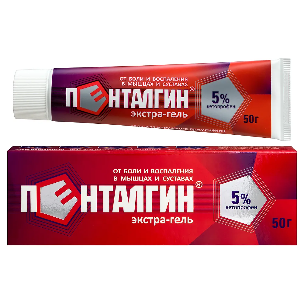 Pentalgin Extra Gel 5% gel for external use 50 g
