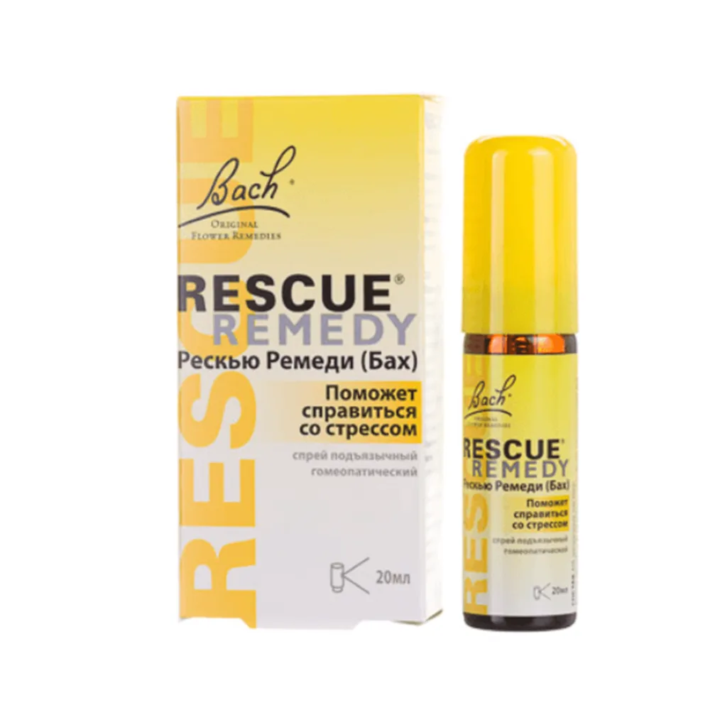 Rescue Remedy (Bach) Sublingual Homeopathic Spray 20 ml