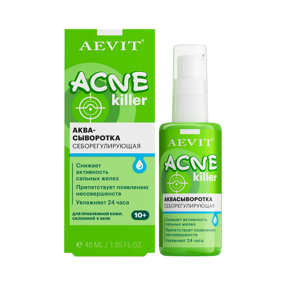 Aevit Acnekiller Seboregulating Aqua Serum 40 ml