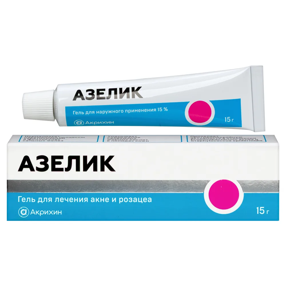 Azelik 15% gel for external use 15 g