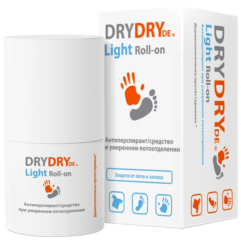 Drydry de light antiperspirant for moderate sweating 50 ml