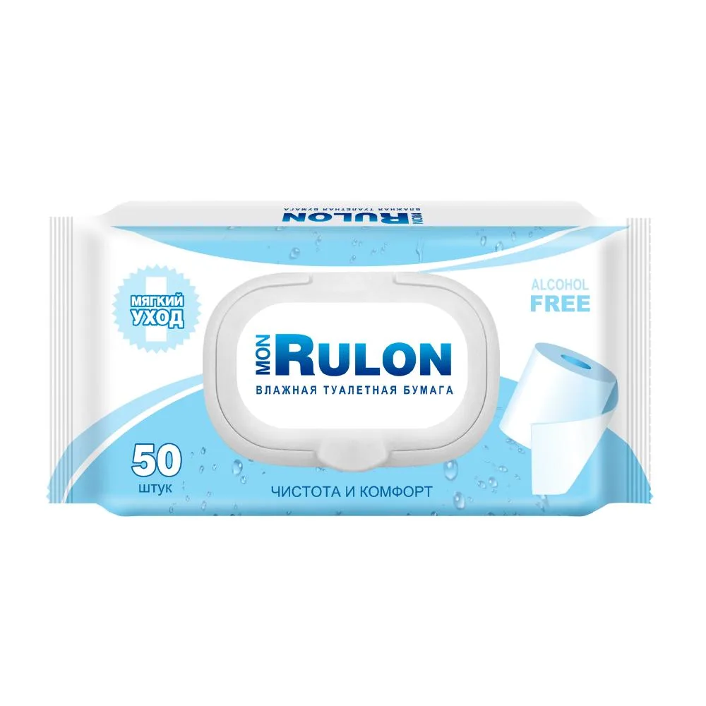 Mon Rulon Wet Toilet Paper 50 pcs.