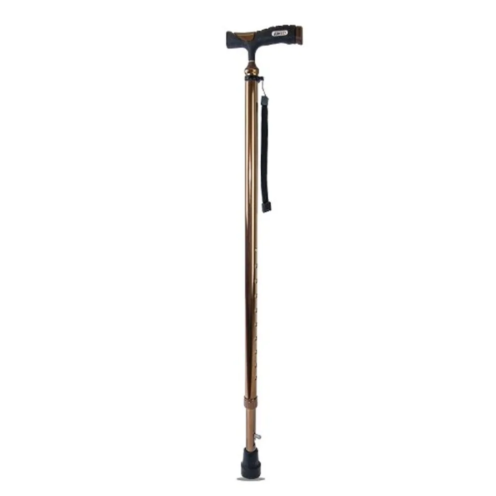 AMC 33 Support Metal Walking Cane with Anti-Slip Device (UPS)/Bronze