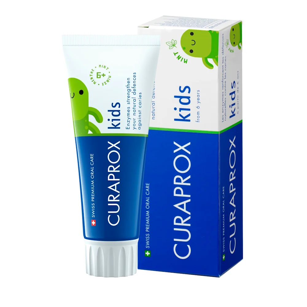 Curaprox Kids Toothpaste for Children Over Six Years Old with Mint Flavor 60 ml
