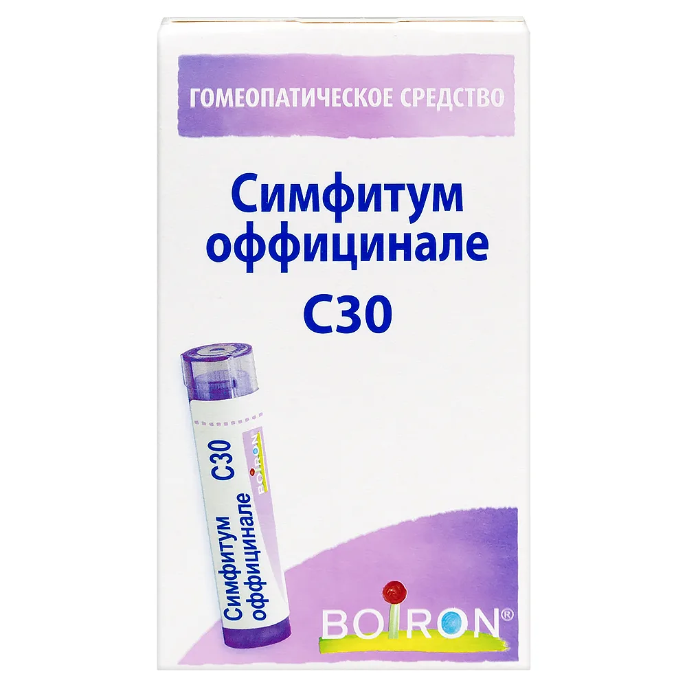 Symphytum officinale C30 Homeopathic Monocomponent Plant-Based Granules 4 g