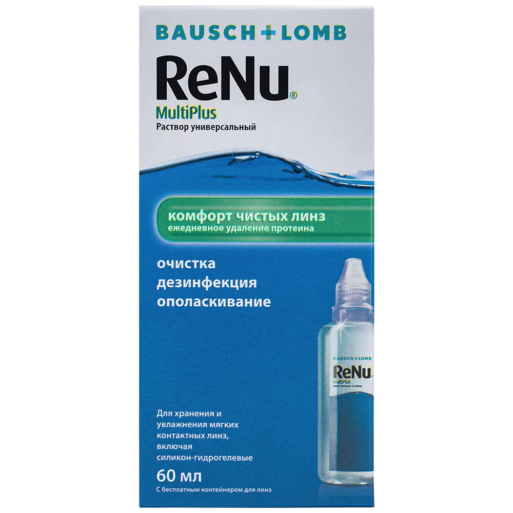 ReNu MultiPlus Universal Contact Lens Solution 60 ml