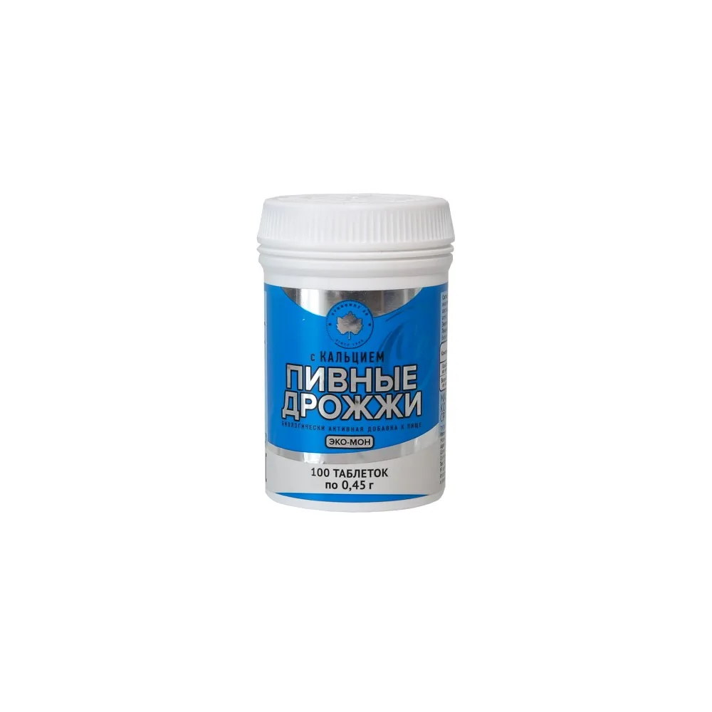 Brewer's yeast Eco-Mon calcium 100 tablets