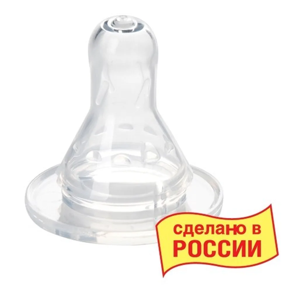 Kurnosiki Classic Silicone Nipple Slow Flow 0+ 1 pc. / 12053