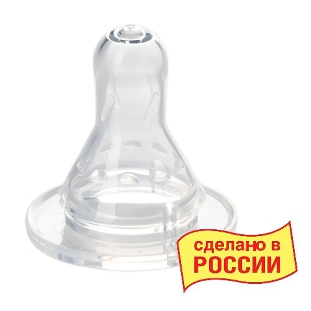 Kurnosiki Classic Silicone Nipple Fast Flow 6+ 1 pc.