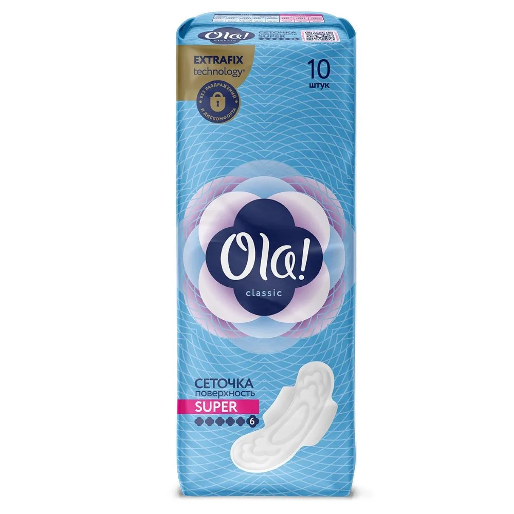 Ola Wings Super Top Dry Pads 10 pcs.