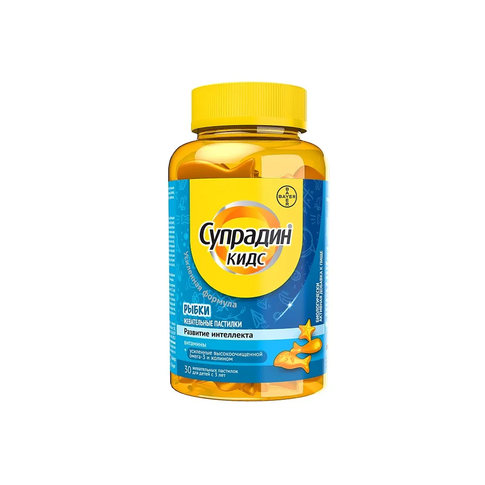 Supradin Kids Gummies 30 pcs Chewable Tablets 4 g