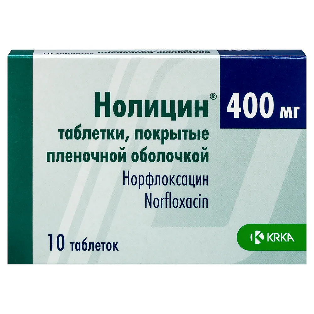 Nolicin 400 mg 10 coated tablets