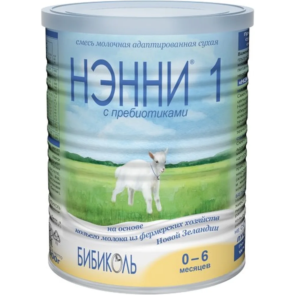 Nenny 1 with Prebiotics Adapted Dry Milk Formula Based on Goat Milk for Infants from 0 to 6 Months 400 g