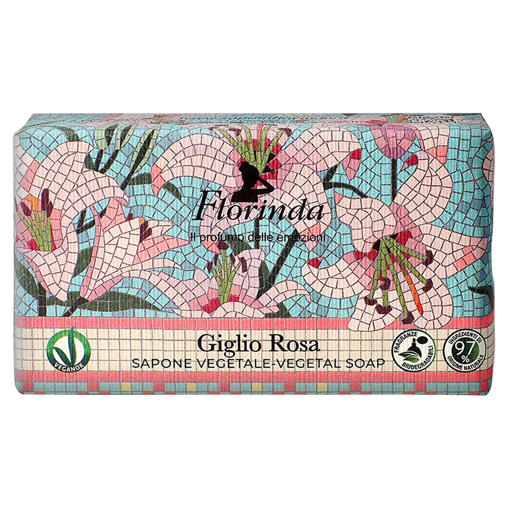 Florinda Toilet Soap Solid Pink Lily 200 g