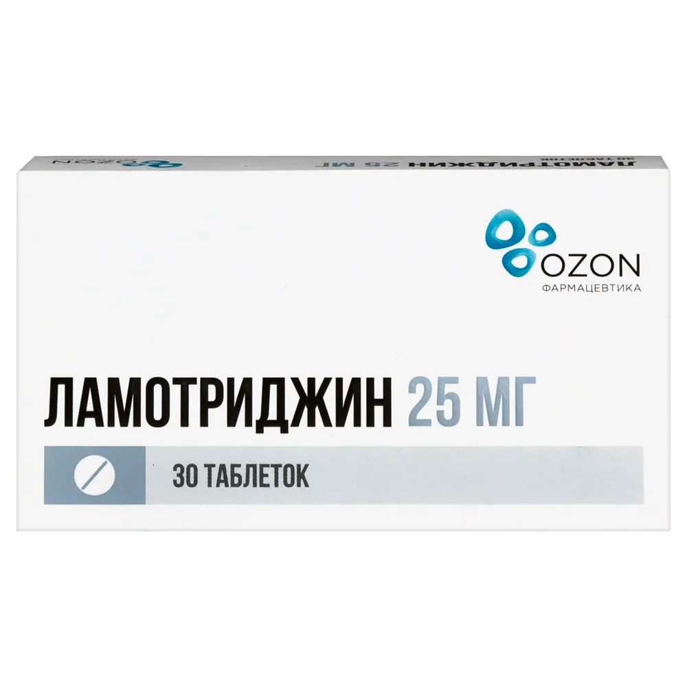 Lamotrigine 25 mg 30 tablets