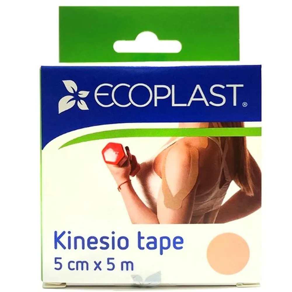 Ecoplast Kinesiology Tape 5 cm x 5 m Beige
