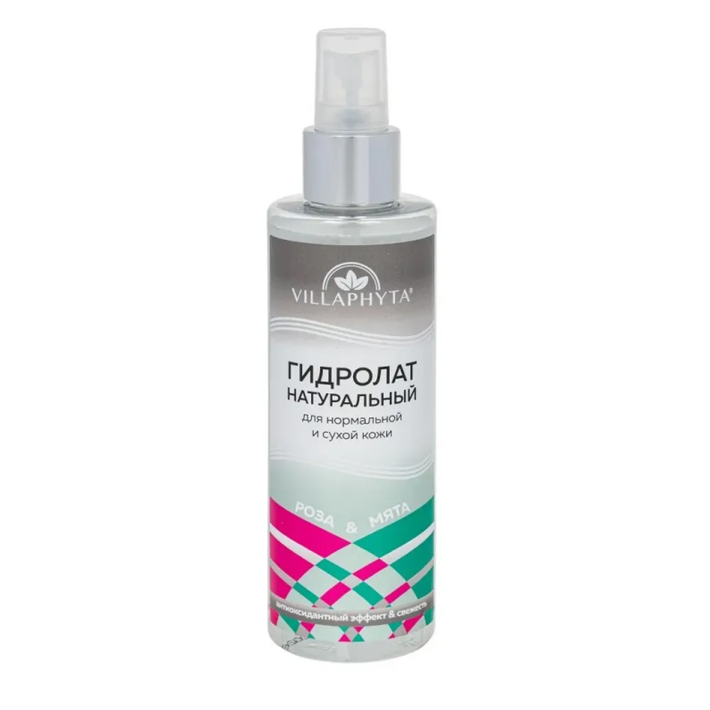 Villafita Hydrolat Natural Rose &amp; Mint 200 ml