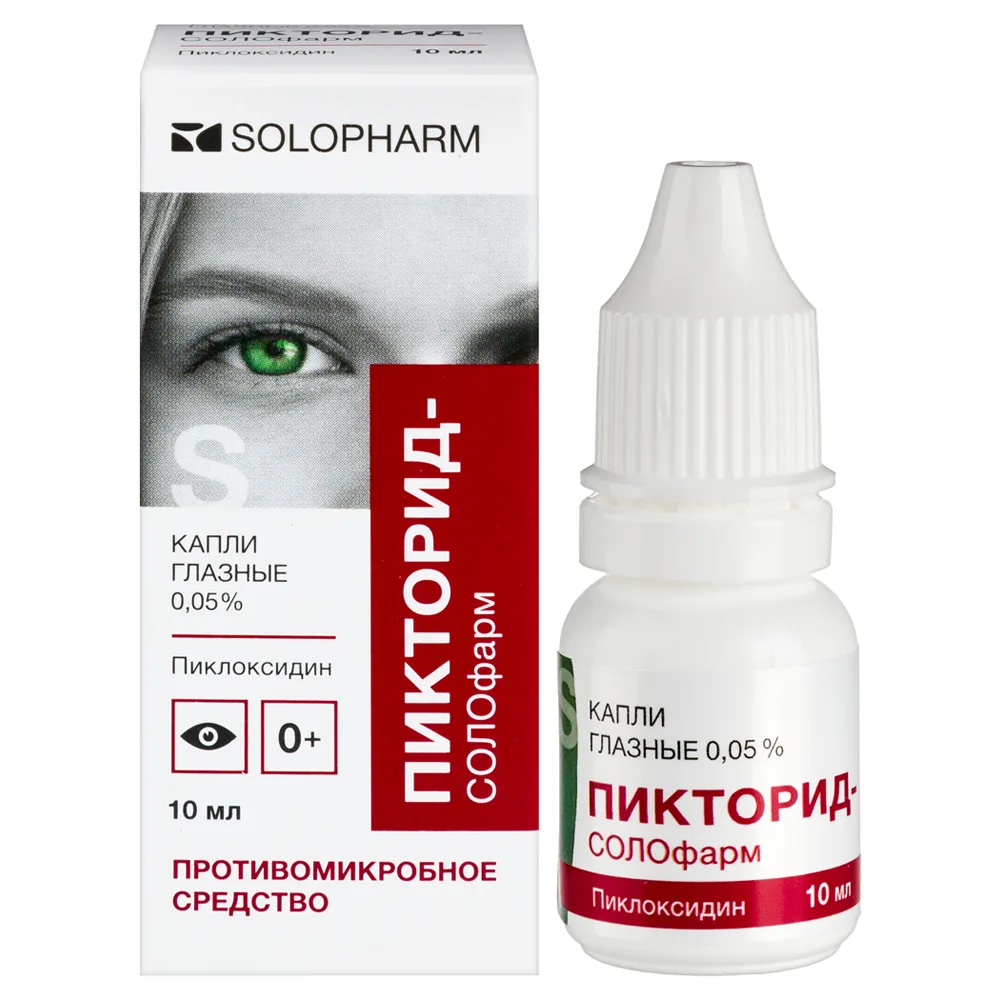 Pictorid-Solopharm 0.05% dropper bottle eye drops 10 ml