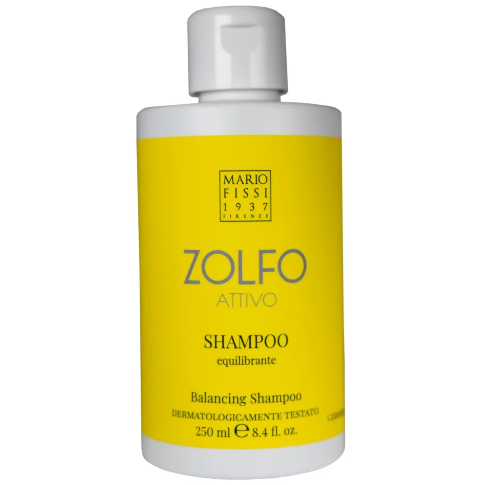 Mario fissi 1937 Sulfur Shampoo Restoring Balance for Oily Hair 250 ml