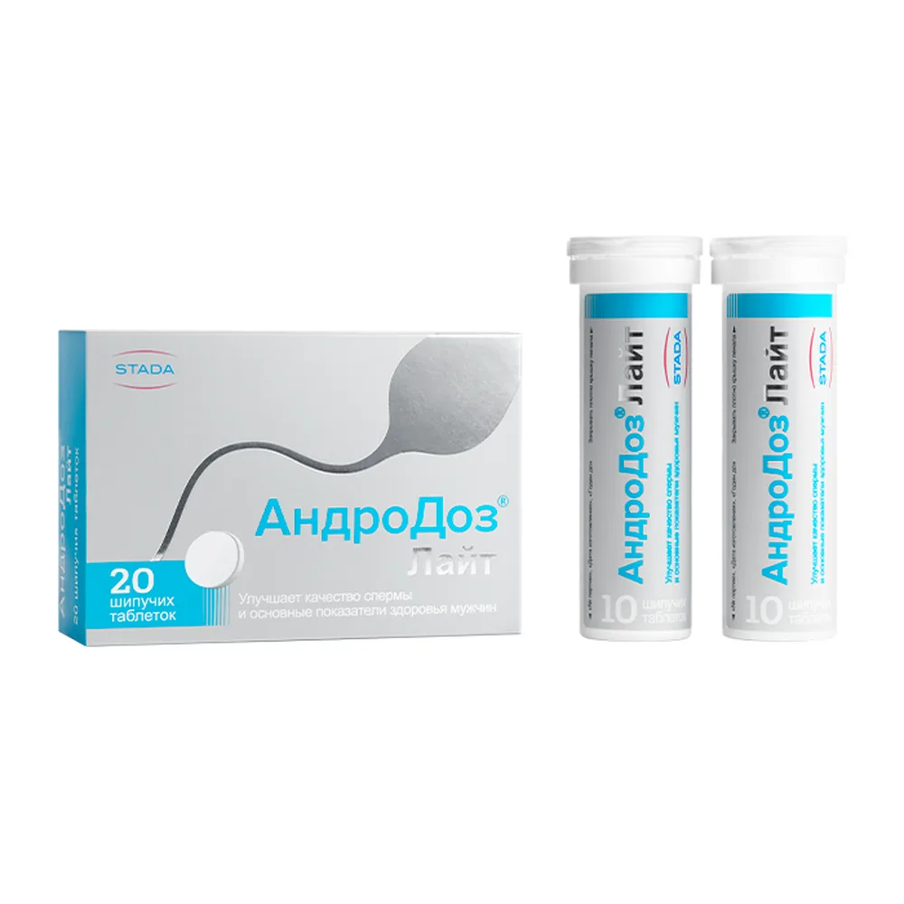 Androdose Light 20 effervescent tablets 4.5 g