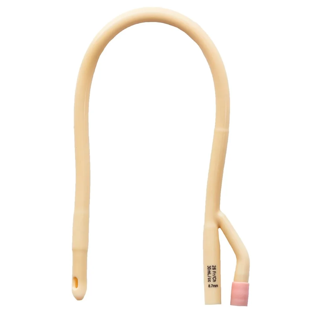 Foley Catheter INEKTA Latex with Silicone Coating 2-Way CH26 30 ml 10 pcs.