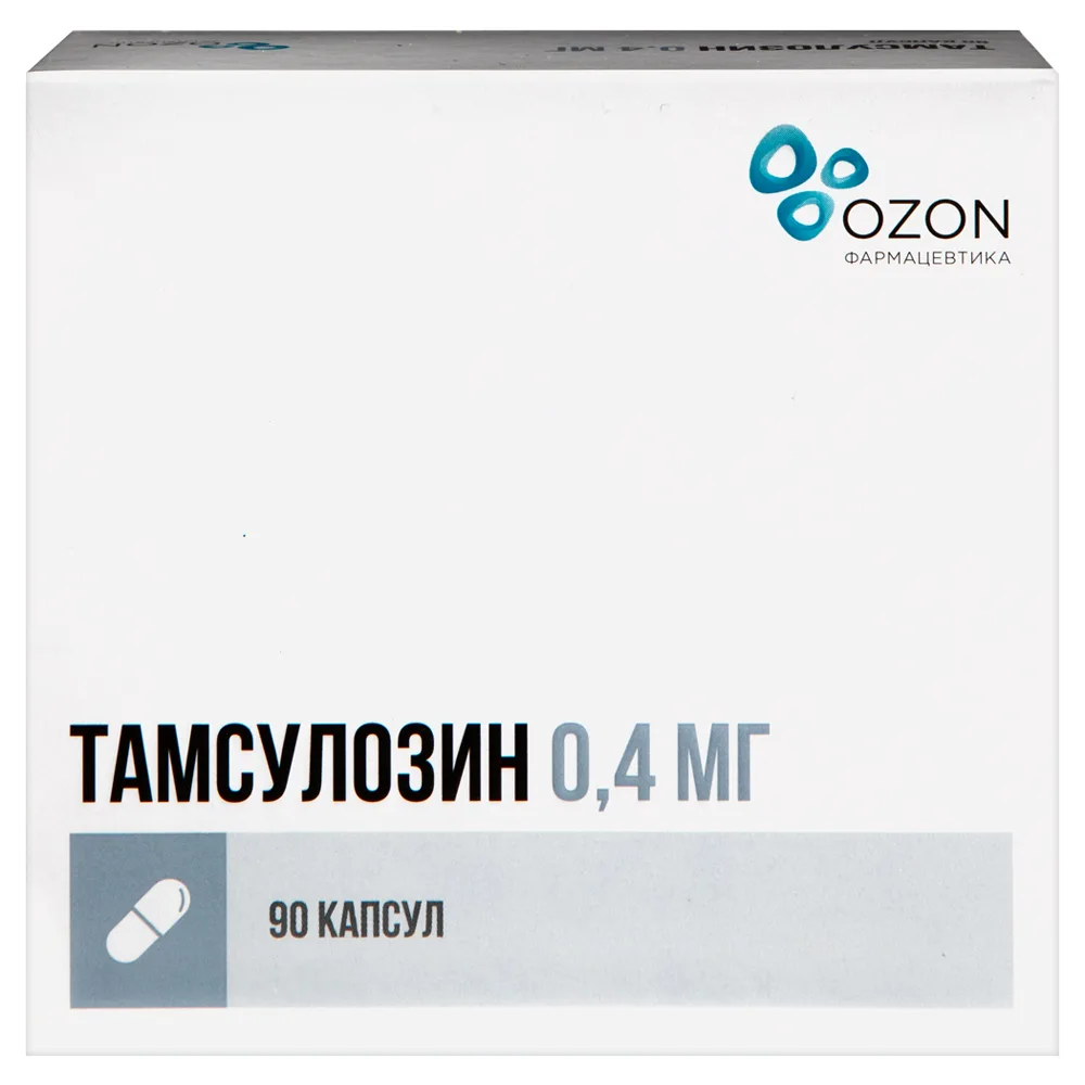 Tamsulosin 0.4 mg 90 capsules prolonged-release