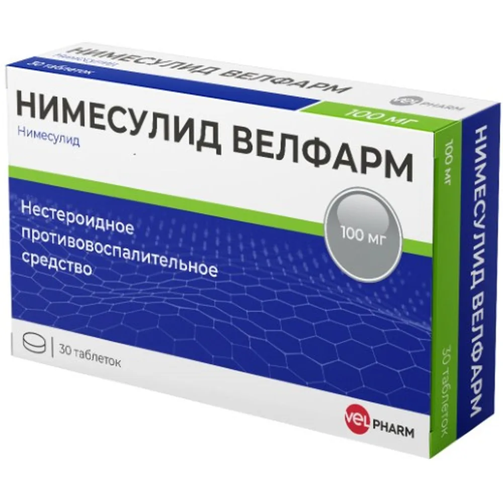 Nimesulide Velfarm 100 mg 30 tablets