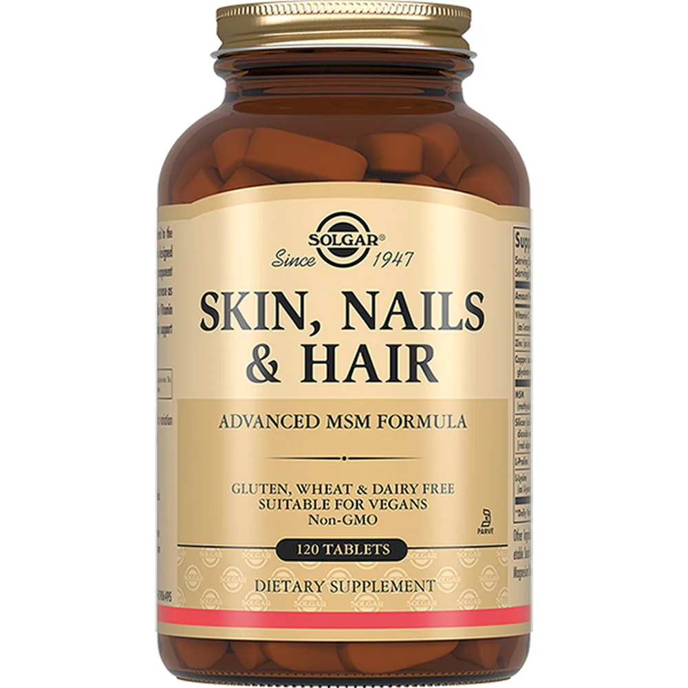 Solgar Skin, Nails &amp; Hair 120 tablets 1397 mg